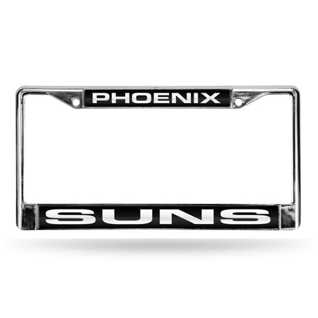 NBA Phoenix Suns Laser Cut Chrome License Plate Frame Fan Gear NBA Phoenix Suns