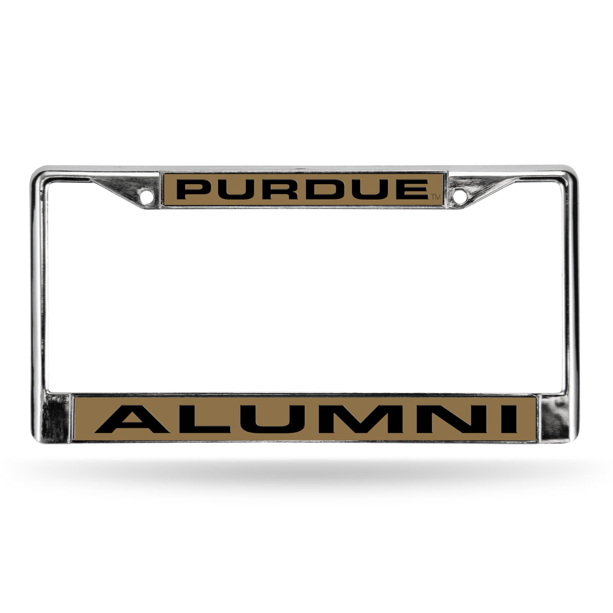 NCAA Purdue Boilermakers Laser Cut Chrome License Plate Frame Fan Gear NCAA Purdue Boilermakers