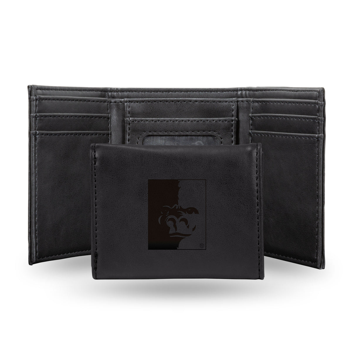 NCAA Pittsburg State Gorillas Laser Engraved Tri-Fold Wallet Fan Gear NCAA Pittsburg State Gorillas