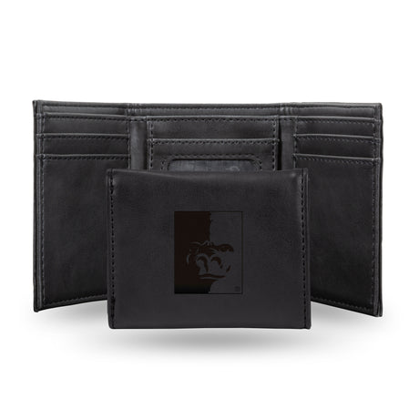 NCAA Pittsburg State Gorillas Laser Engraved Tri-Fold Wallet Fan Gear NCAA Pittsburg State Gorillas