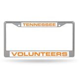 NCAA Tennessee Volunteers Laser Cut Chrome License Plate Frame Fan Gear NCAA Tennessee Volunteers