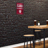 NCAA Indiana Hoosiers Large Metal Sign Fan Gear NCAA Indiana Hoosiers