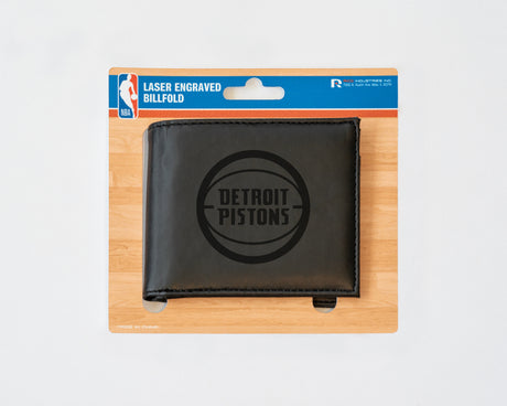 NBA Detroit Pistons Laser Engraved Bill-Fold Fan Gear NBA Detroit Pistons