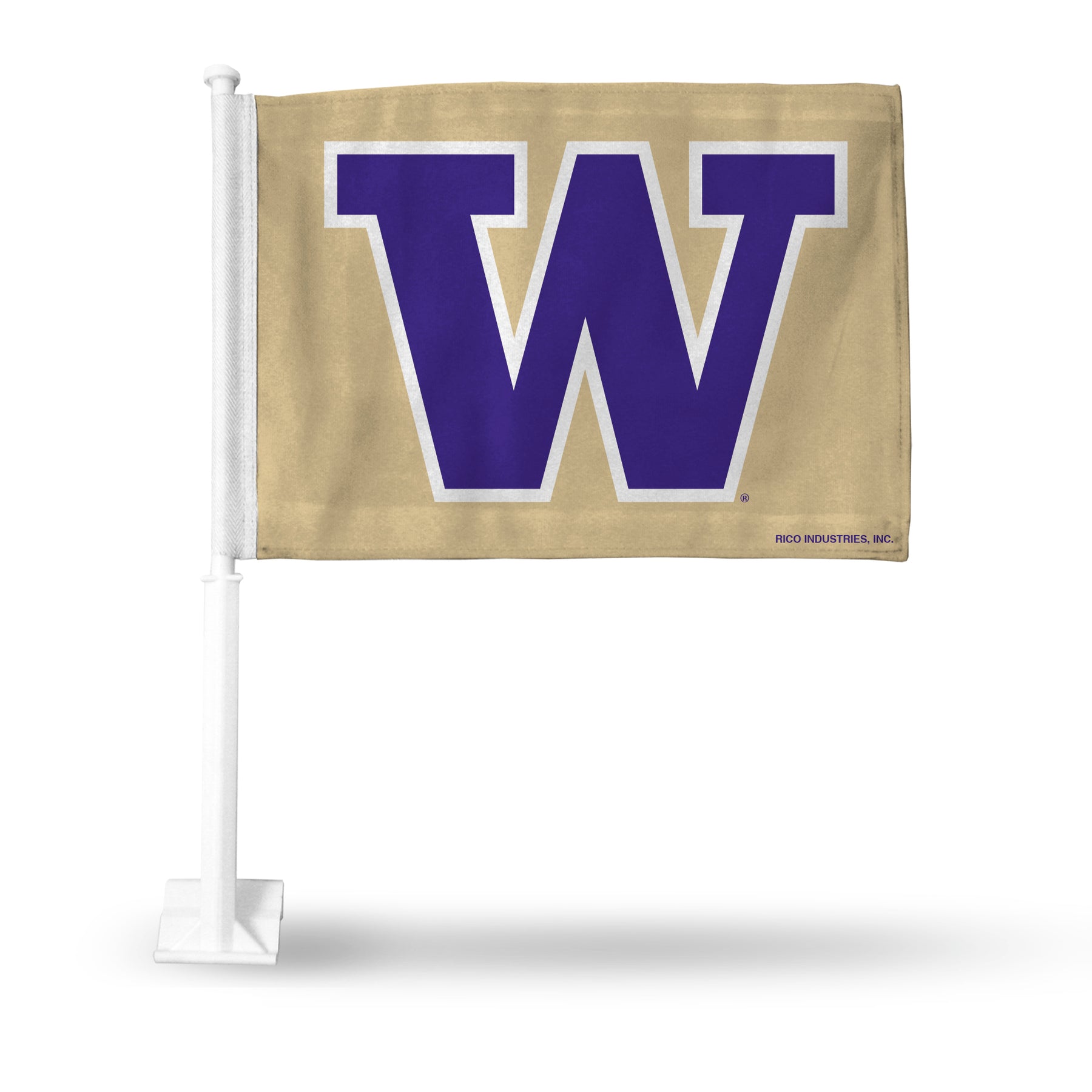 NCAA Washington Huskies Car Flag League Outfitters