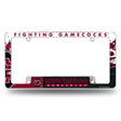 NCAA South Carolina Gamecocks All Over Chrome Frame Fan Gear NCAA South Carolina Gamecocks