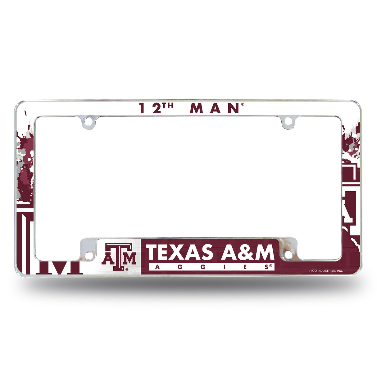 NCAA Texas A&M Aggies All Over Chrome Frame Fan Gear NCAA Texas A&M Aggies
