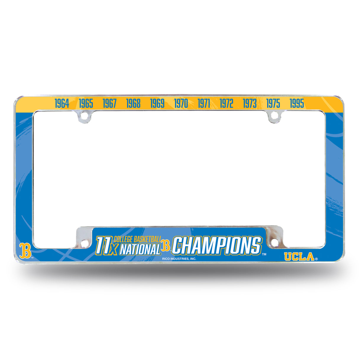 NCAA UCLA Bruins All Over Chrome Frame Fan Gear NCAA UCLA Bruins