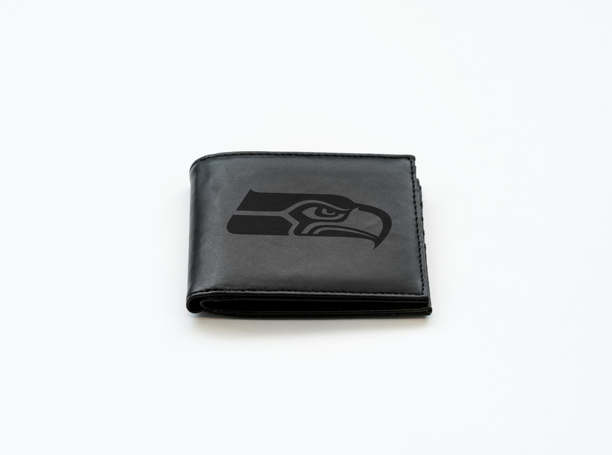 NFL Seattle Seahawks Laser Engraved Bill-Fold Fan Gear NFL Seattle Seahawks