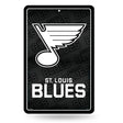NHL St. Louis Blues Large Metal Sign Fan Gear NHL St. Louis Blues