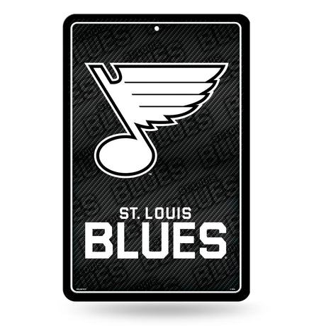 NHL St. Louis Blues Large Metal Sign Fan Gear NHL St. Louis Blues