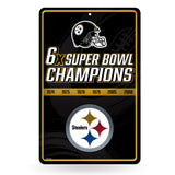 NFL Pittsburgh Steelers Large Metal Sign