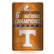 NCAA Tennessee Volunteers Large Metal Sign Fan Gear NCAA Tennessee Volunteers