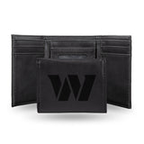 NFL Washington Commanders Laser Engraved Trifold Wallet Fan Gear NFL Washington Commanders