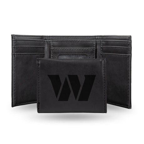 NFL Washington Commanders Laser Engraved Trifold Wallet Fan Gear NFL Washington Commanders