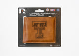 NCAA Texas Tech Red Raiders Laser Engraved Bill-Fold Fan Gear NCAA Texas Tech Red Raiders