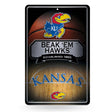 NCAA Kansas Jayhawks Large Metal Sign Fan Gear NCAA Kansas Jayhawks
