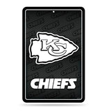 NFL Kansas City Chiefs Large Metal Sign Fan Gear NFL Kansas City Chiefs