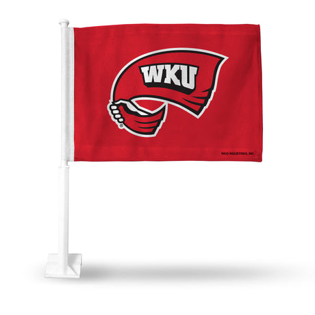 NCAA Western Kentucky Hilltoppers Car Flag Fan Gear NCAA Western Kentucky Hilltoppers
