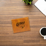 NCAA Northern Iowa Panthers Laser Engraved Tri-Fold Wallet Fan Gear NCAA Northern Iowa Panthers