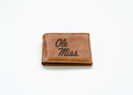 NCAA Mississippi Rebels - Ole Miss Laser Engraved Bill-Fold Fan Gear NCAA Mississippi Rebels
