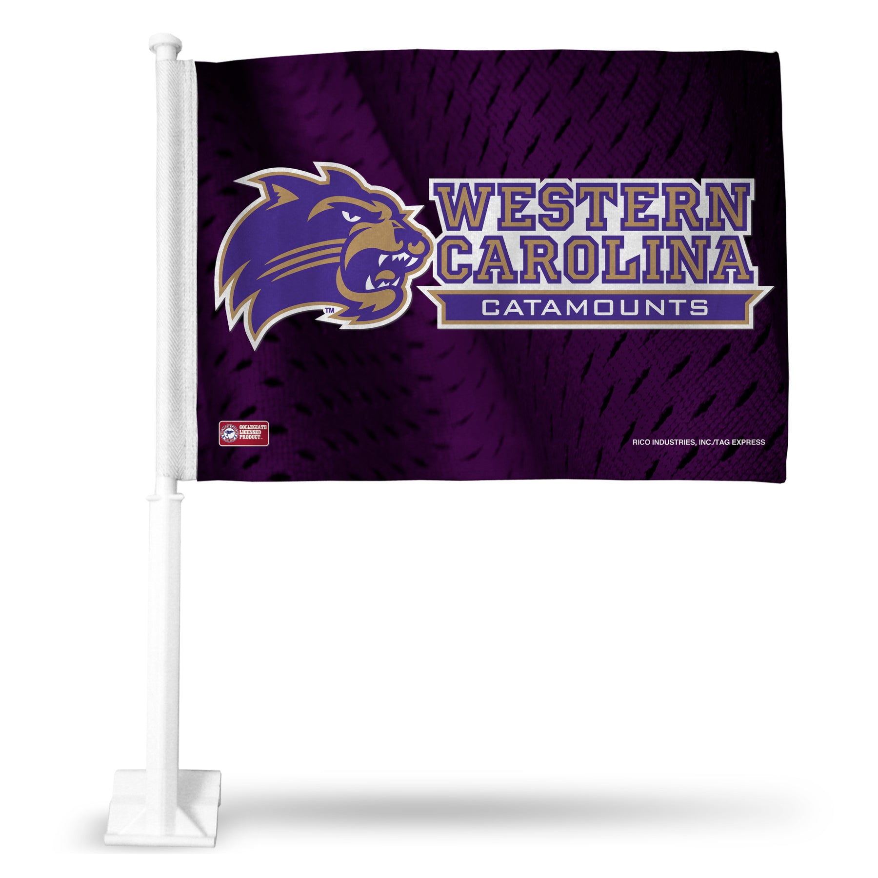 NCAA Western Carolina Catamounts Car Flag League Outfitters