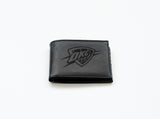 NBA Oklahoma City Thunder Laser Engraved Bill-Fold Fan Gear NBA Oklahoma City Thunder