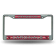 NFL Arizona Cardinals Chrome Glitter License Plate Frame Fan Gear NFL Arizona Cardinals