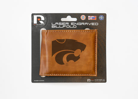 NCAA Kansas State Wildcats - KSU Laser Engraved Bill-Fold Fan Gear NCAA Kansas State Wildcats