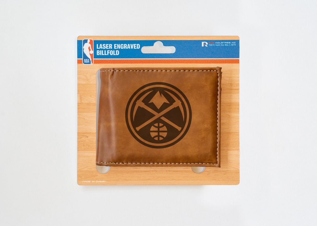 NBA Denver Nuggets Laser Engraved Bill-Fold Fan Gear NBA Denver Nuggets