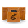 NCAA Washington State Cougars - WSU Laser Engraved Tri-Fold Wallet Fan Gear NCAA Washington State Cougars