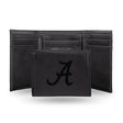 NCAA Alabama Crimson Tide Laser Engraved Tri-Fold Wallet Fan Gear NCAA Alabama Crimson Tide