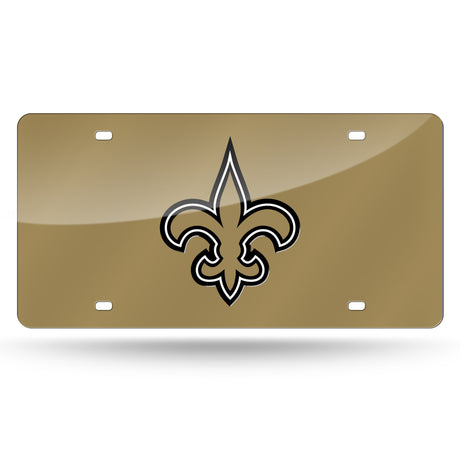 NFL New Orleans Saints Laser Cut License Plate Tag Fan Gear NFL New Orleans Saints