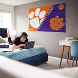 NCAA Clemson Tigers 3x5 Banner Flag Fan Gear NCAA Clemson Tigers