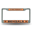 NFL Cincinnati Bengals Chrome Glitter License Plate Frame Fan Gear NFL Cincinnati Bengals