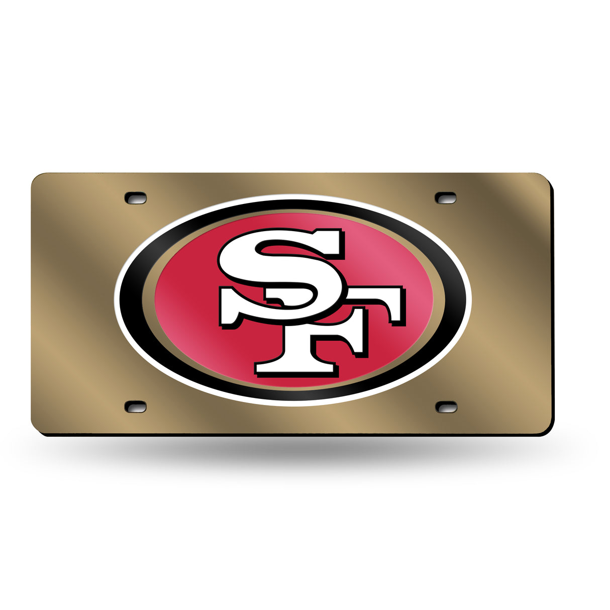 NFL San Francisco 49ers Laser Cut License Plate Tag Fan Gear NFL San Francisco 49ers