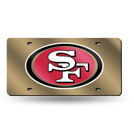 NFL San Francisco 49ers Laser Cut License Plate Tag Fan Gear NFL San Francisco 49ers