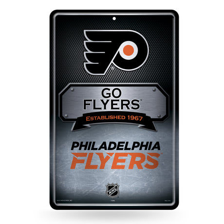 NHL Philadelphia Flyers Large Metal Sign Fan Gear NHL Philadelphia Flyers