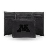 NCAA Minnesota Golden Gophers Laser Engraved Tri-Fold Wallet Fan Gear NCAA Minnesota Golden Gophers