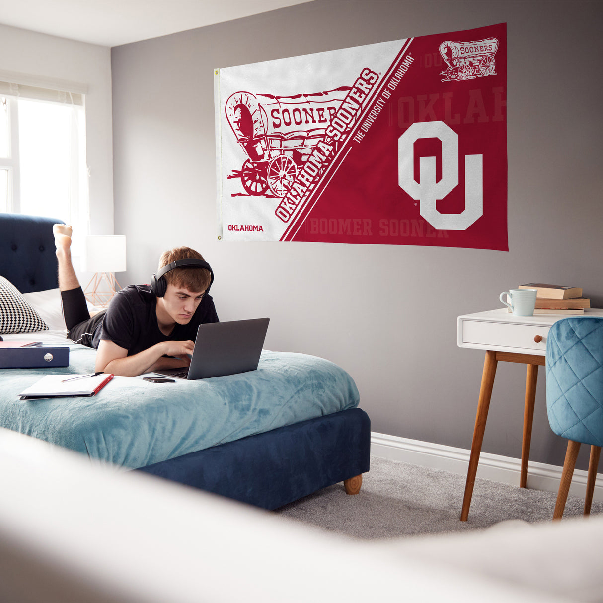 NCAA Oklahoma Sooners 3x5 Banner Flag Fan Gear NCAA Oklahoma Sooners