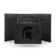 NCAA Michigan State Spartans Laser Engraved Tri-Fold Wallet Fan Gear NCAA Michigan State Spartans