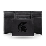 NCAA Michigan State Spartans Laser Engraved Tri-Fold Wallet Fan Gear NCAA Michigan State Spartans