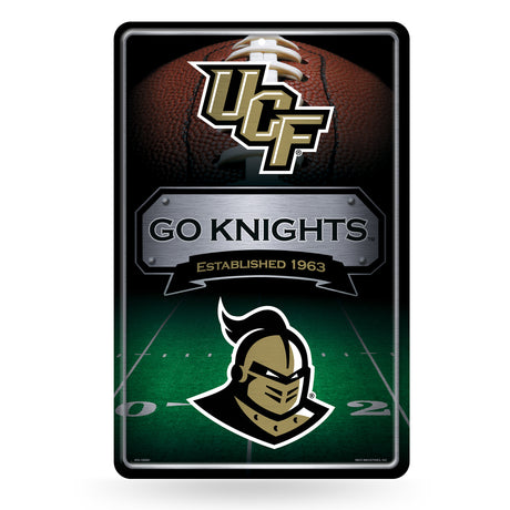 NCAA Central Florida Knights - UCF Large Metal Sign Fan Gear NCAA Central Florida Knights