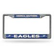 NCAA Georgia Southern Eagles Chrome Glitter License Plate Frame Fan Gear NCAA Georgia Southern Eagles