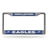 NCAA Georgia Southern Eagles Chrome Glitter License Plate Frame Fan Gear NCAA Georgia Southern Eagles