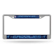 NBA Memphis Grizzlies Chrome Glitter License Plate Frame Fan Gear NBA Memphis Grizzlies