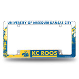 NCAA Missouri-Kansas City Kangaroos All Over Chrome Frame Fan Gear NCAA Missouri-Kansas City Kangaroos