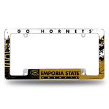 NCAA Emporia State Hornets All Over Chrome Frame Fan Gear NCAA Emporia State Hornets