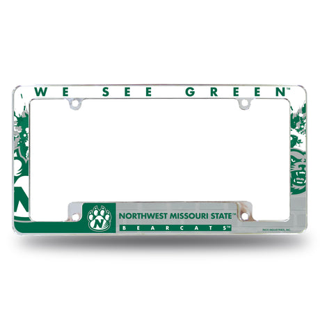 NCAA Northwest Missouri State Bearcats All Over Chrome Frame Fan Gear NCAA Northwest Missouri State Bearcats