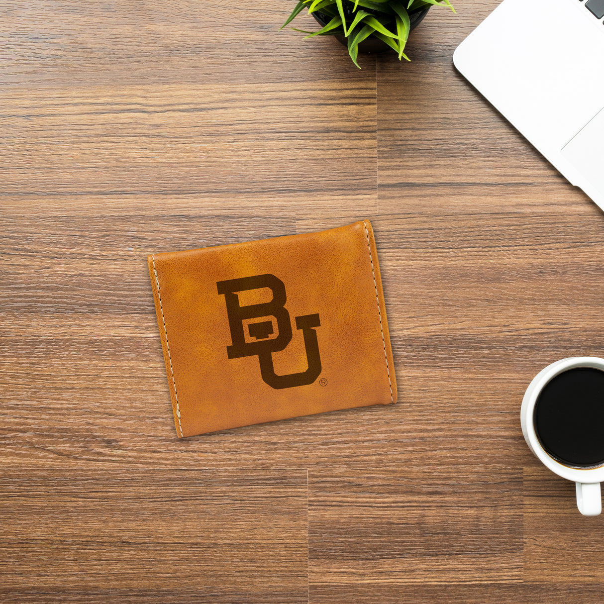NCAA Baylor Bears Laser Engraved Tri-Fold Wallet Fan Gear NCAA Baylor Bears