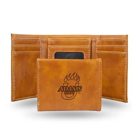 NCAA Adams State Grizzlies Laser Engraved Tri-Fold Wallet Fan Gear NCAA Adams State Grizzlies